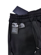 Black Cotton Drawstring Cargo - Men's