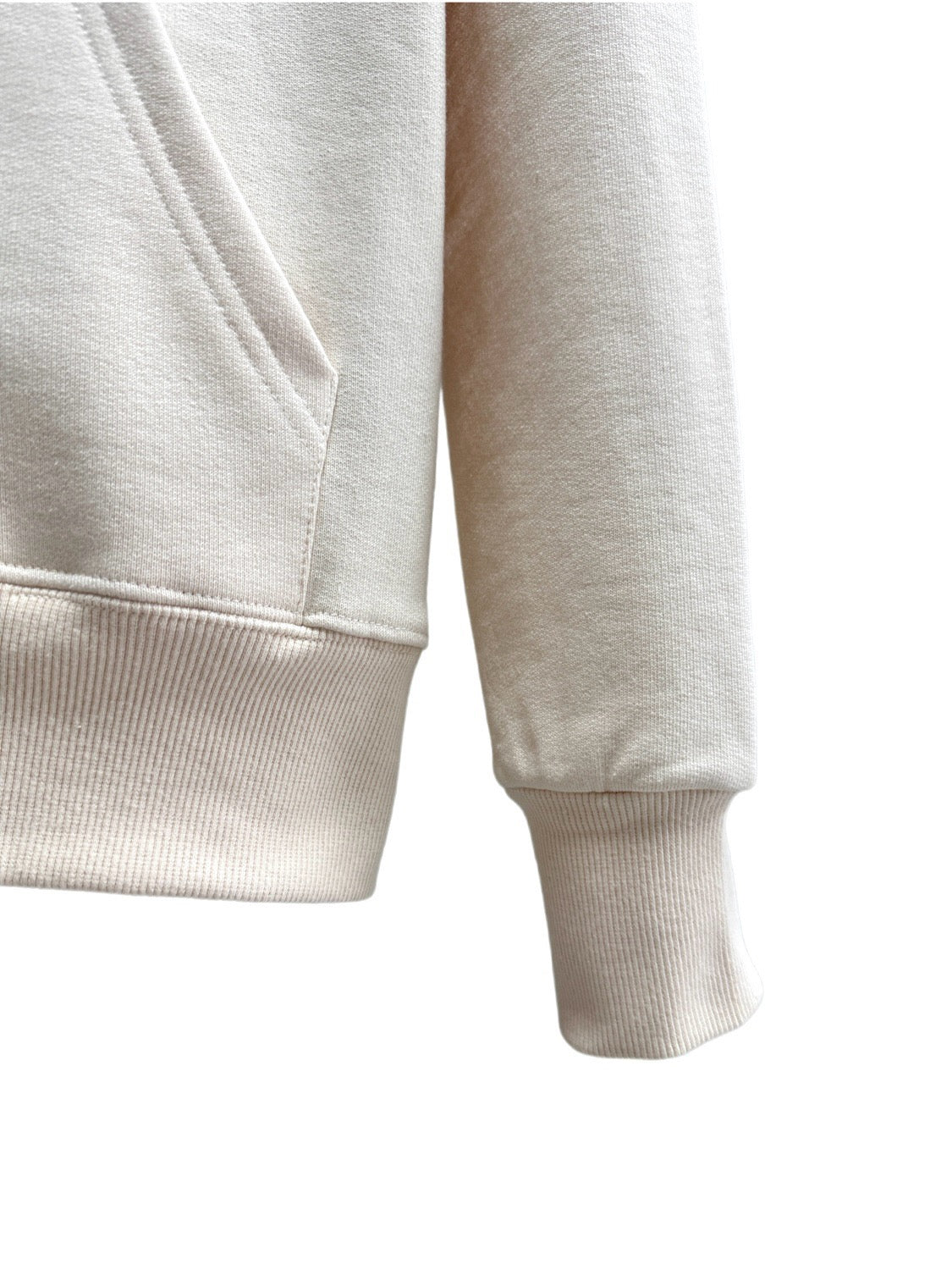 Black Cotton Logo Zip-Through - Men's