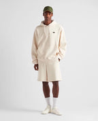 Black Cotton Logo Zip-Through - Men's