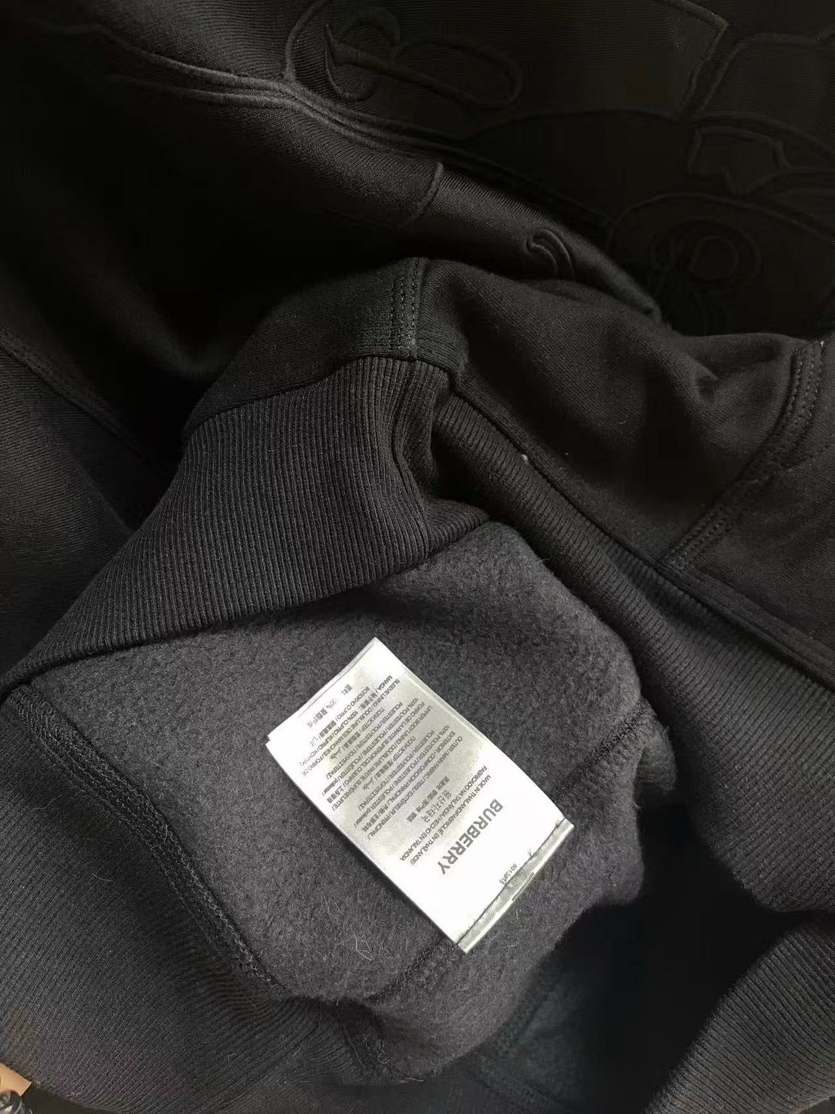 Tonal Print Hoodie - Men's