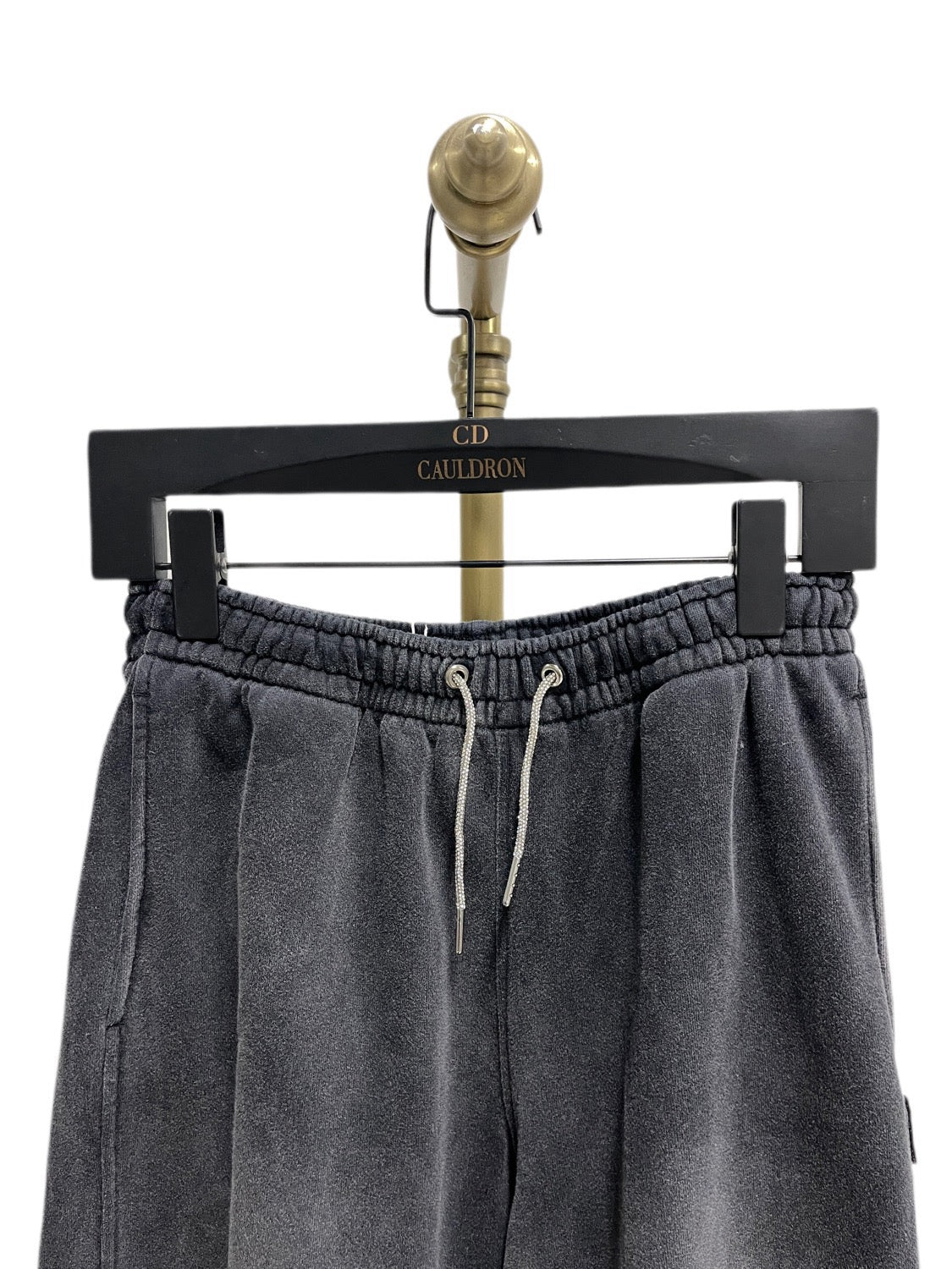Washed Wide-Leg Trousers - Men's