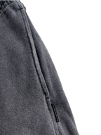 Washed Wide-Leg Trousers - Men's