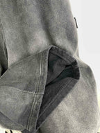 Washed Wide-Leg Trousers - Men's