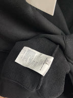 Black Cotton Plain Zip-Through - Men's
