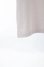 Cream Cotton Text Print Short-Sleeve - Men's