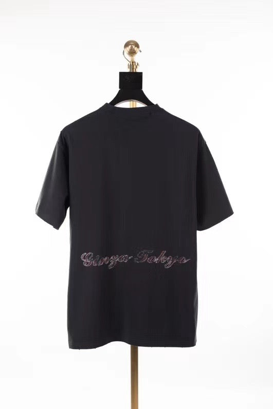 Cream Cotton Print Short-Sleeve - Men's