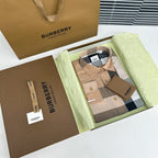 Beige Cotton Exploded Check Long-Sleeve - Men's