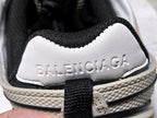 Track Cream and Black Sneakers