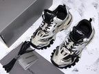 Track Cream and Black Sneakers