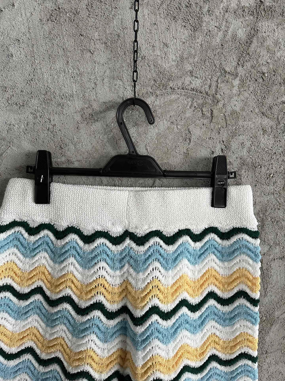Multicolour Chevron Knit Shorts - Men's