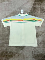 Pastel Striped Knit Shirt - Men's