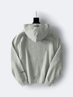 Grey Cotton Logo Pullover - Men's