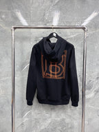 Black Cotton Plain Zip-Through - Men's
