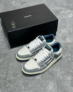 White and Grey Sneakers
