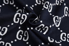 Navy Jersey Monogram Track - Men's