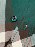 Green Flannel Check Long-Sleeve - Men's