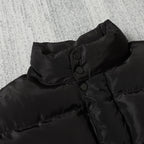 Black and Grey Puffer Jacket - Men's