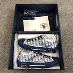 B23 Low Blue Oblique Sole Sneakers