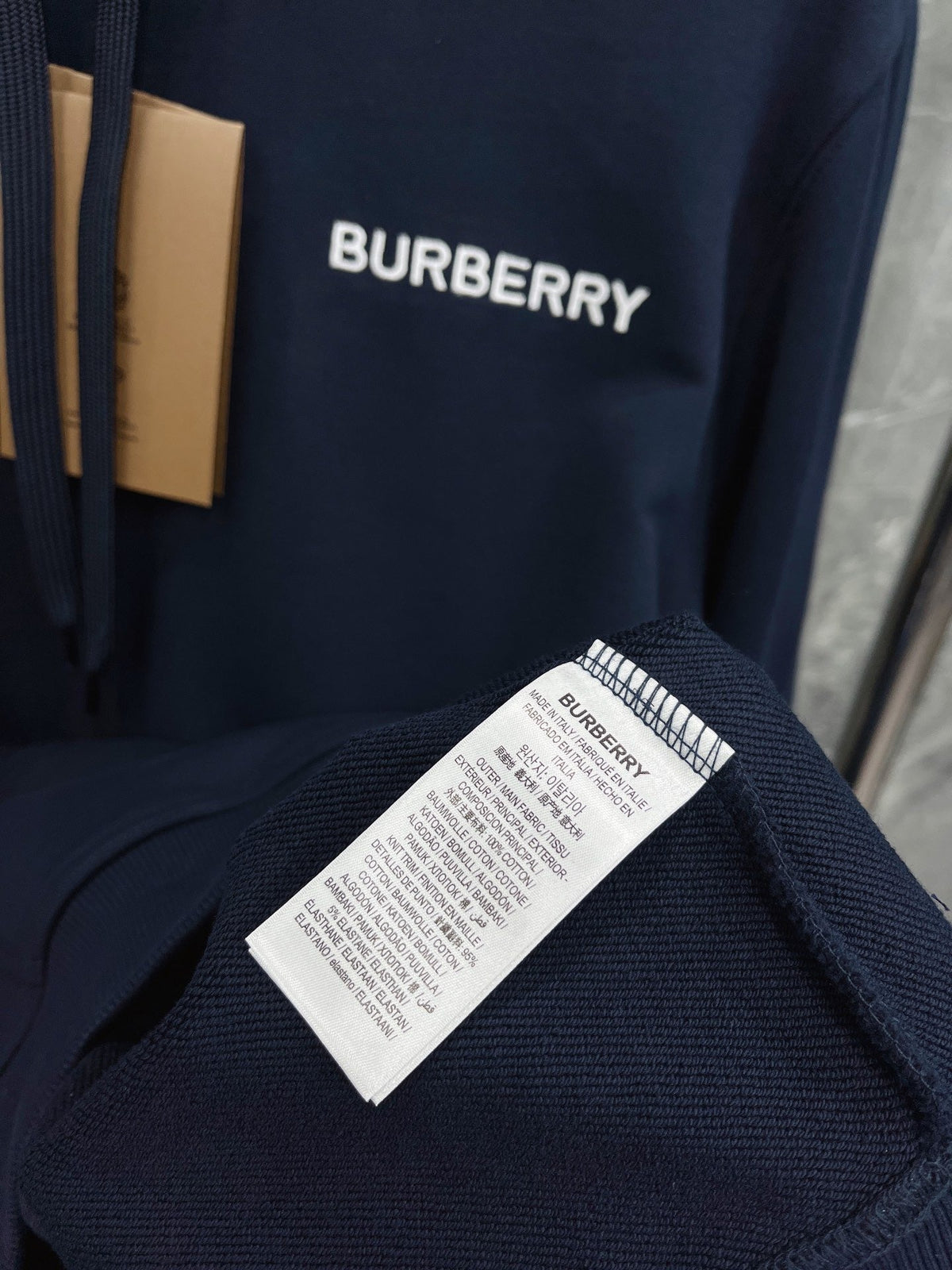 Black Cotton Plain Zip-Through - Men's