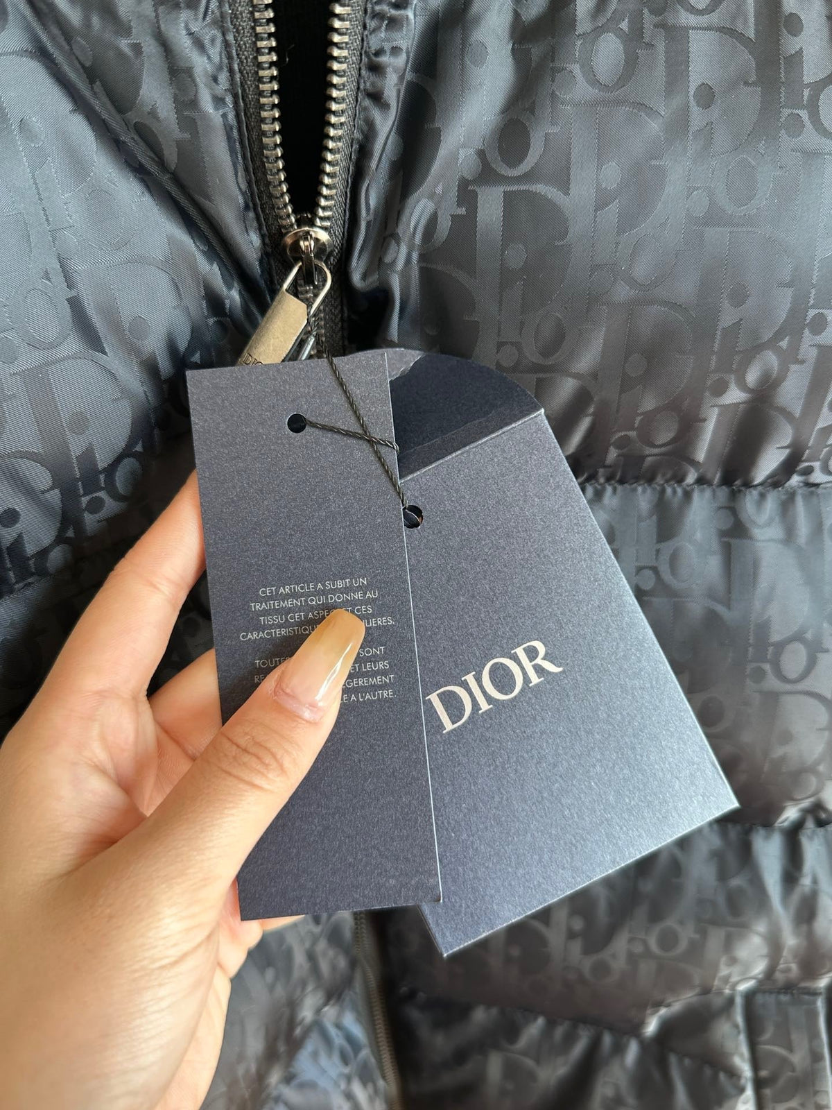 Blue Puffer Jacket - Men's