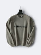 Essentials Olive Logo Sweatshirt - Men's
