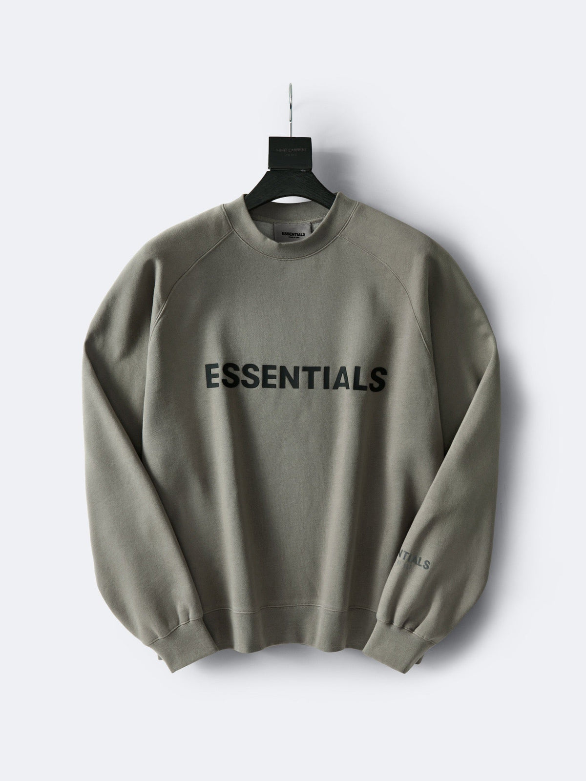 Essentials Olive Logo Sweatshirt - Men's