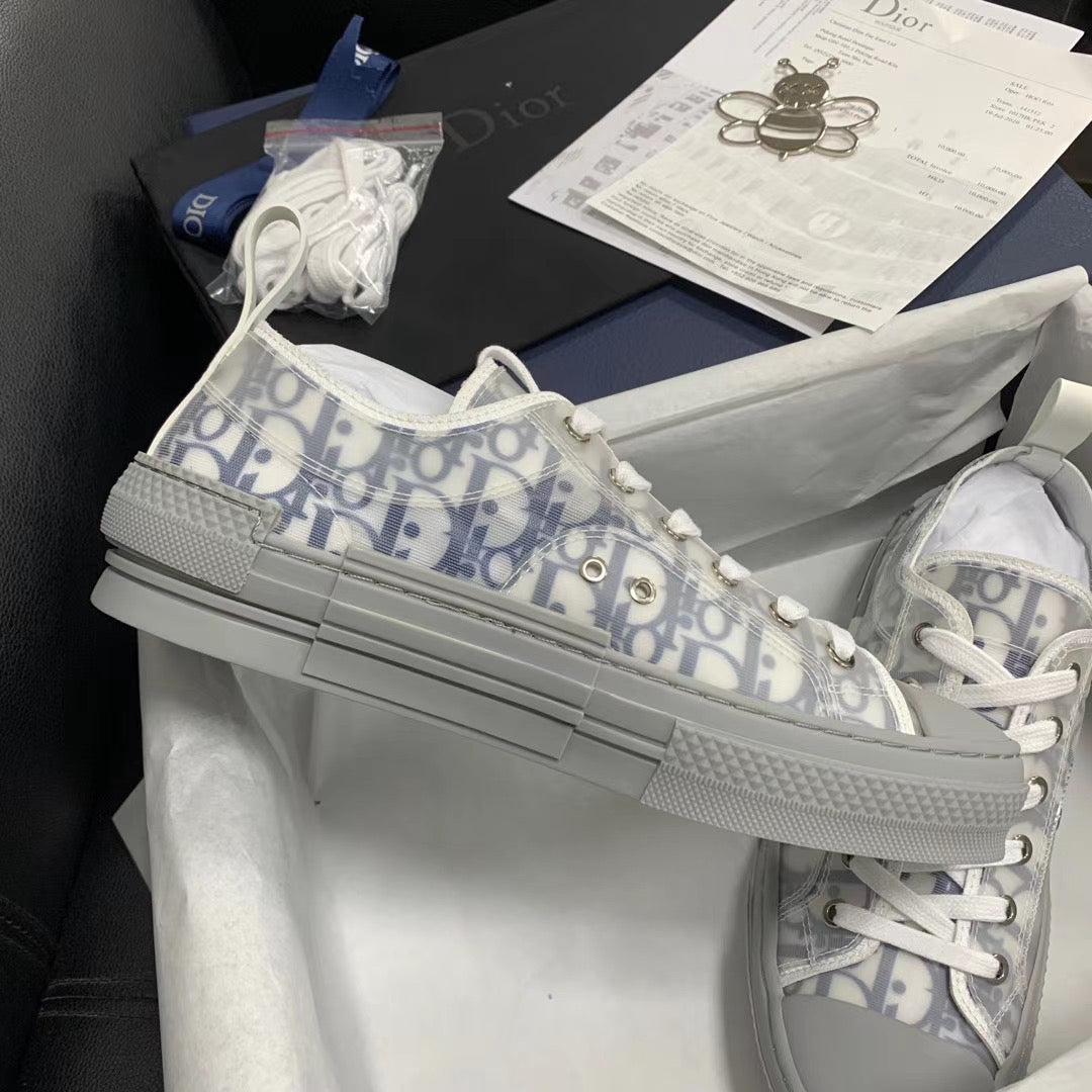 B23 Low Blue Oblique Sneakers