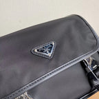 Re-Nylon and Saffiano leather shoulder bagg