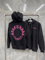 Small Pink Logo Hoodie - Men's