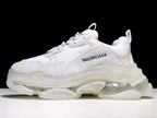 Triple S White Clear Sole Sneakers