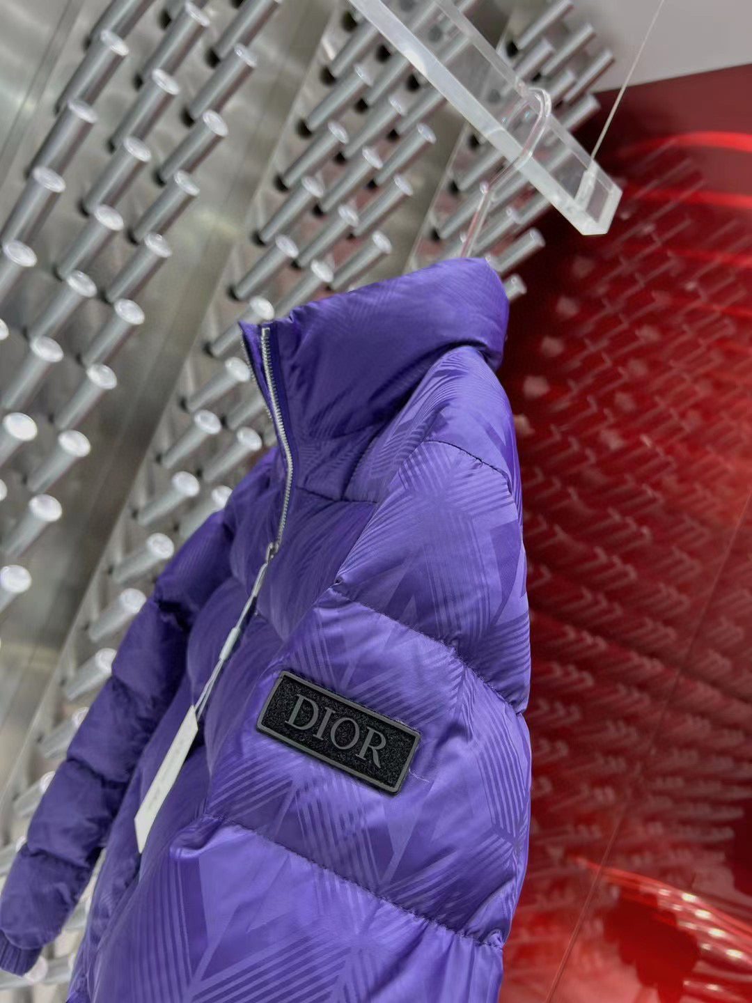 Purple Puffer Jacket - Men's