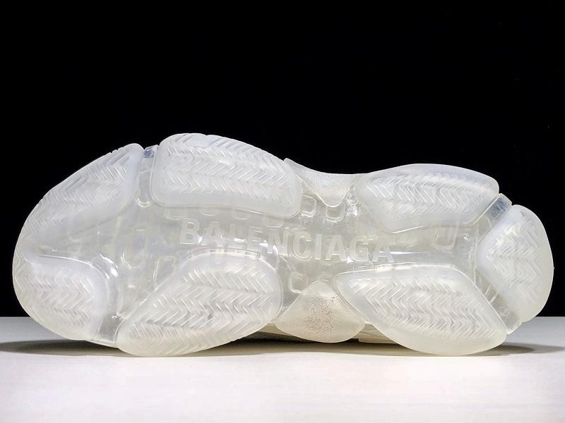 Triple S White Clear Sole Sneakers