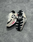 White Mesh Colourblock Chunky - Women's