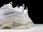 Triple S White Clear Sole Sneakers