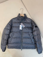 Black Puffer Jacket - Men's