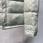 Black and Grey Puffer Jacket - Men's