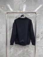 Navy Cotton Heart Logo Crewneck - Men's