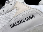 Triple S White Clear Sole Sneakers