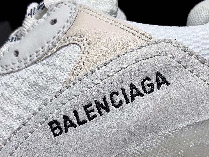 Triple S White Clear Sole Sneakers