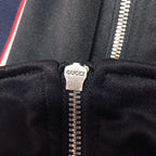 Navy Jersey Side Stripe Track - Men's