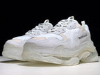 Triple S White Clear Sole Sneakers
