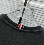 4-Bar Crewneck Navy Loopback - Men's