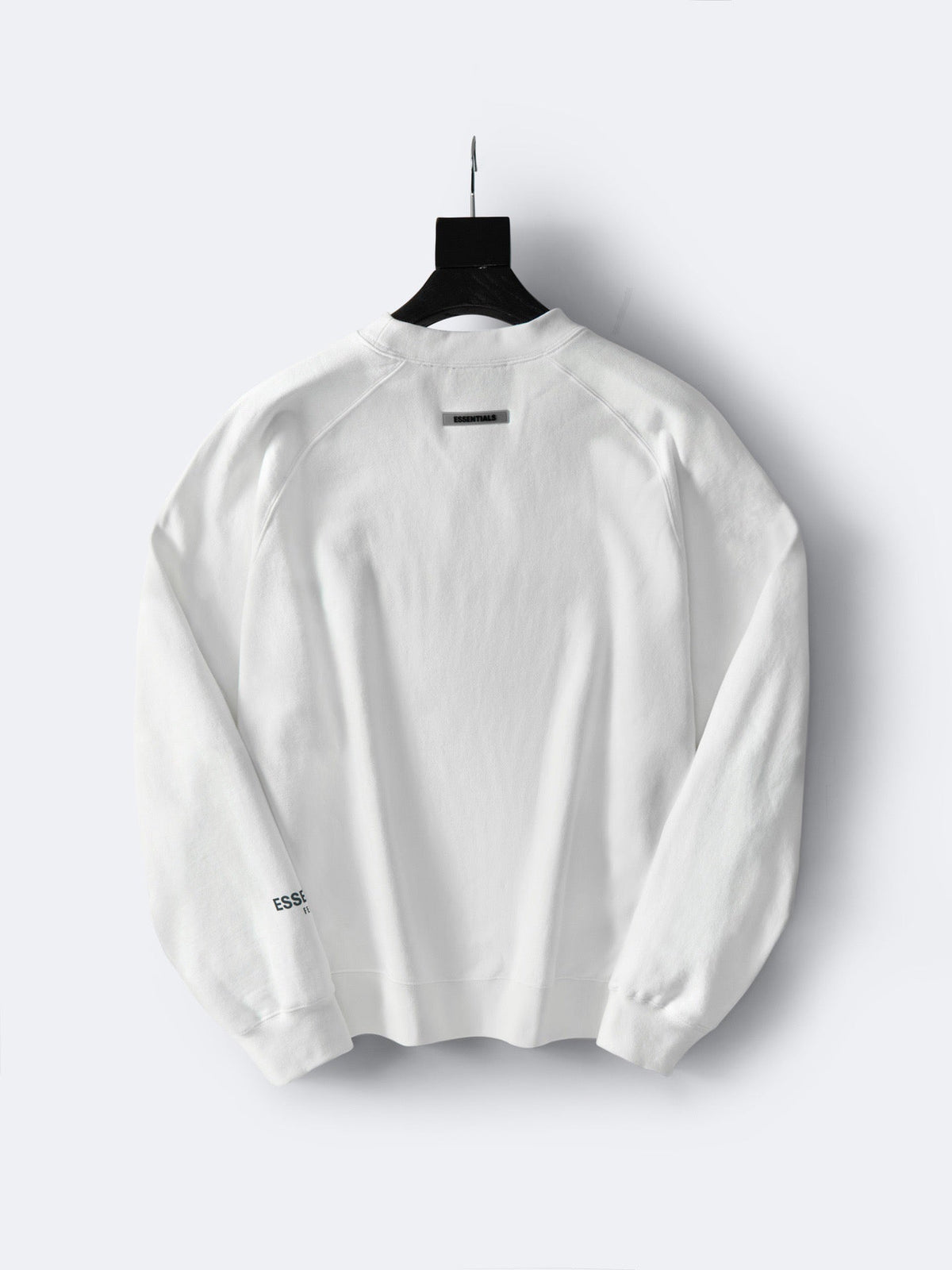 Essentials White Logo Sweatshirt - Men's