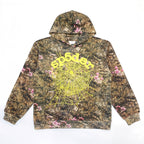 Olive Cotton Camo Print Pullover - Men's
