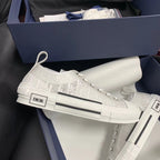 B23 Low White Oblique Sneakers