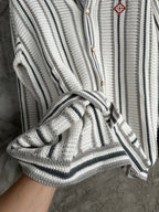 Pinstripe Silk Shirt - Men's