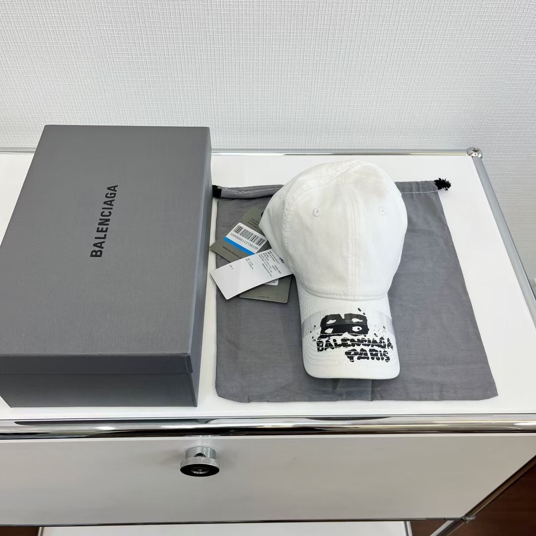 Black and White Cap