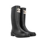 Rubber Rain Boots Black