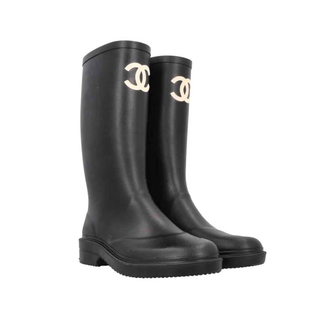 Rubber Rain Boots Black