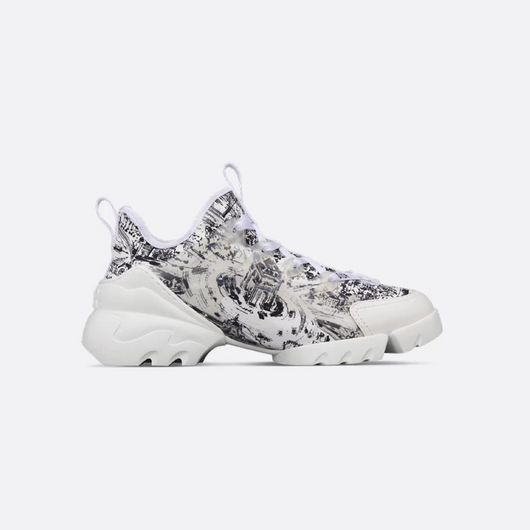 D-Connect Printed Fabric Sneaker